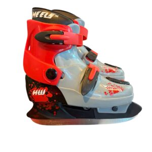 Used Hot Wheels Red / Black Skates Size 1 - 4