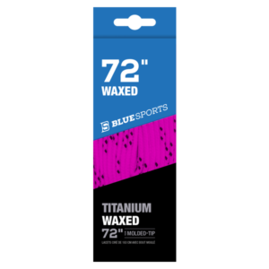 Blue Sports Laces Pink Waxed 72"