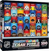 NHL Mascot 100 Pcs Puzzle