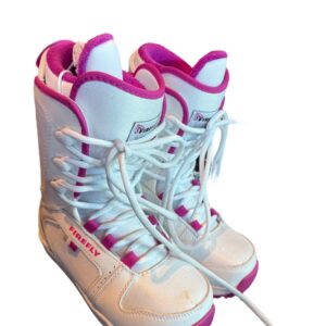 Used Firely Snowboard Boot White/ Pink Size 6
