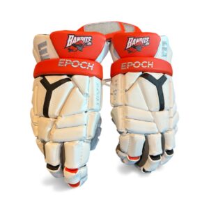 Used Epoch "Team Buffalo Bandits" Lacrosse Gloves -White -13"