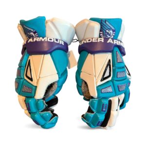 Used Under Armour " Team Rochester Night Hawks" Lacrosse Gloves