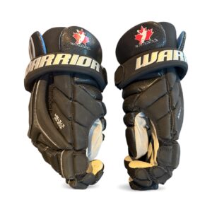 Used Warrior " Team Canada" Lacrosse Gloves 14"
