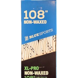 Blue Sport Laces White Cloth 108"