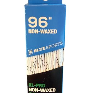 Blue Sport Laces White Cloth 96"