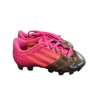 Used Adidas Purple / Black Soccer Cleats Size 9